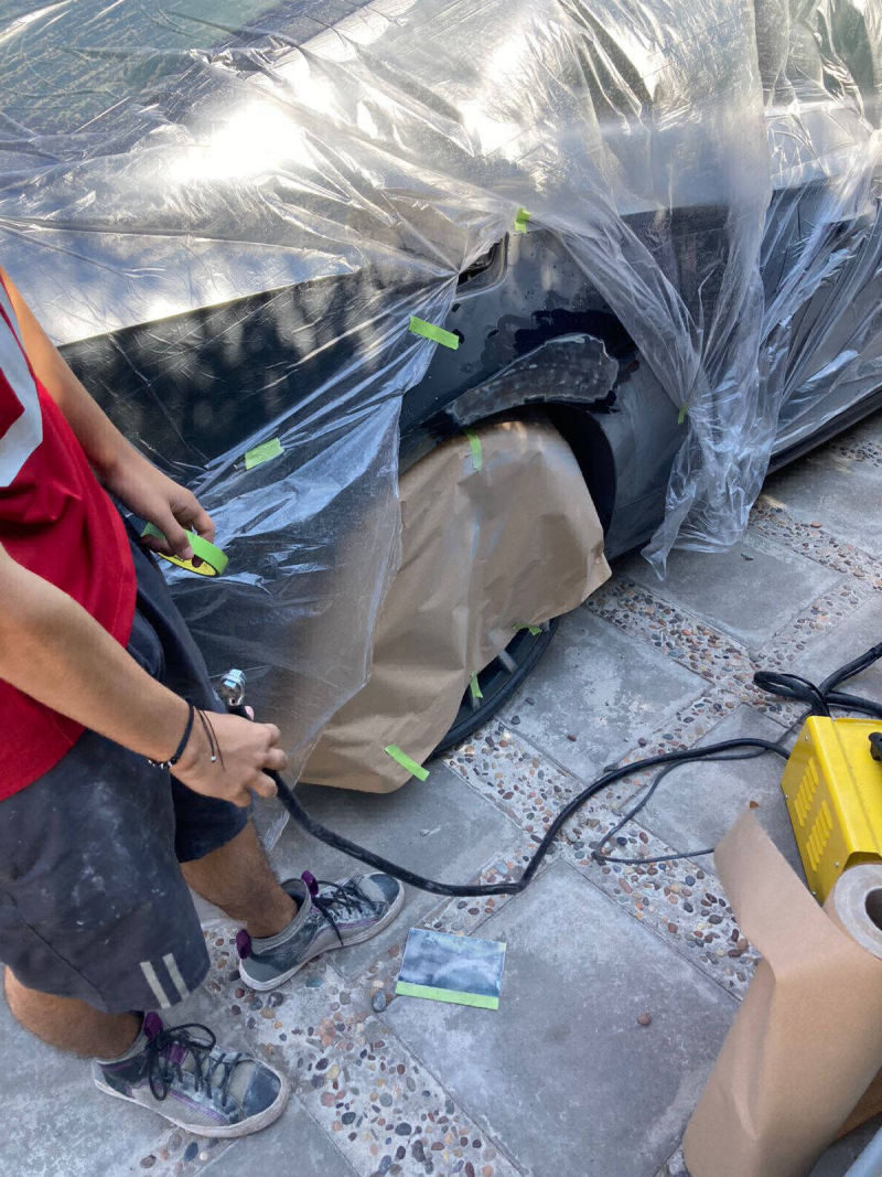 Desabolladura y pintura a domicilio en Santiago